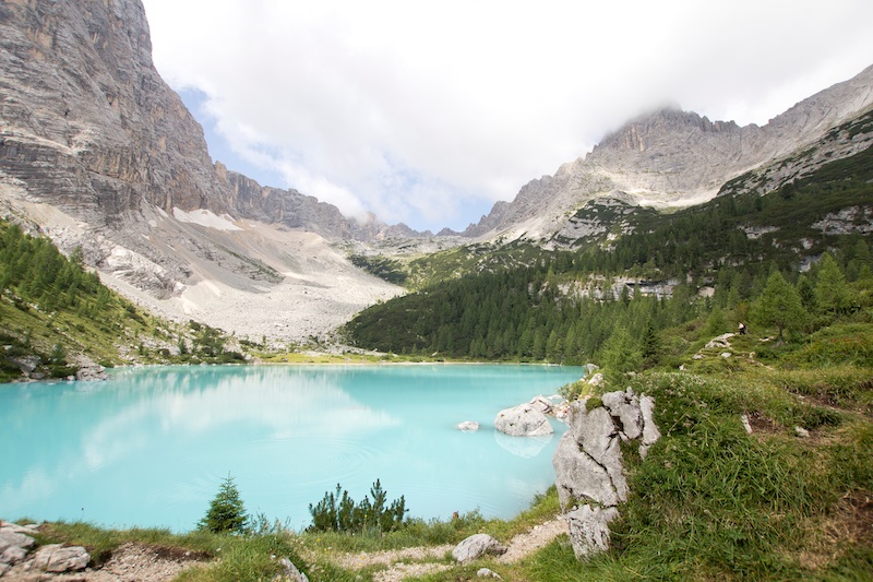 Wandern in Südtirol lago del sorapris laghetto del sorapis südtirol pustertal sorapis see sorapis lake