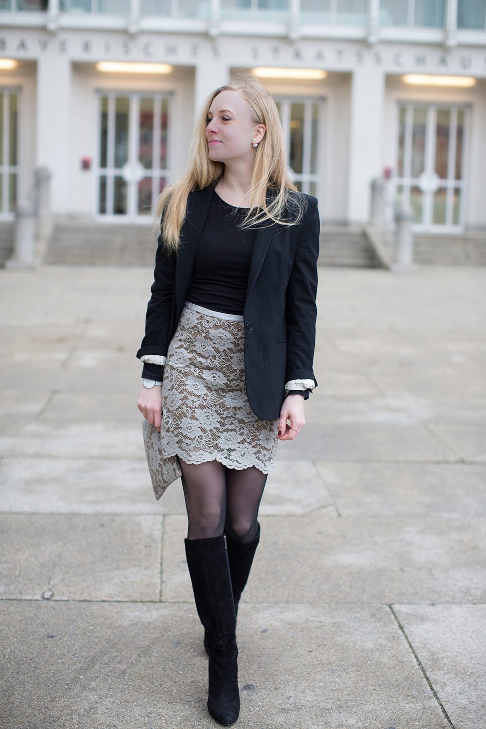 lace skirt, Alexandra Kasper Photography, blogger outfit with hat, The Golden Bun | München Modeblog, German Fashion Blog, Fashionblogger, new trends
