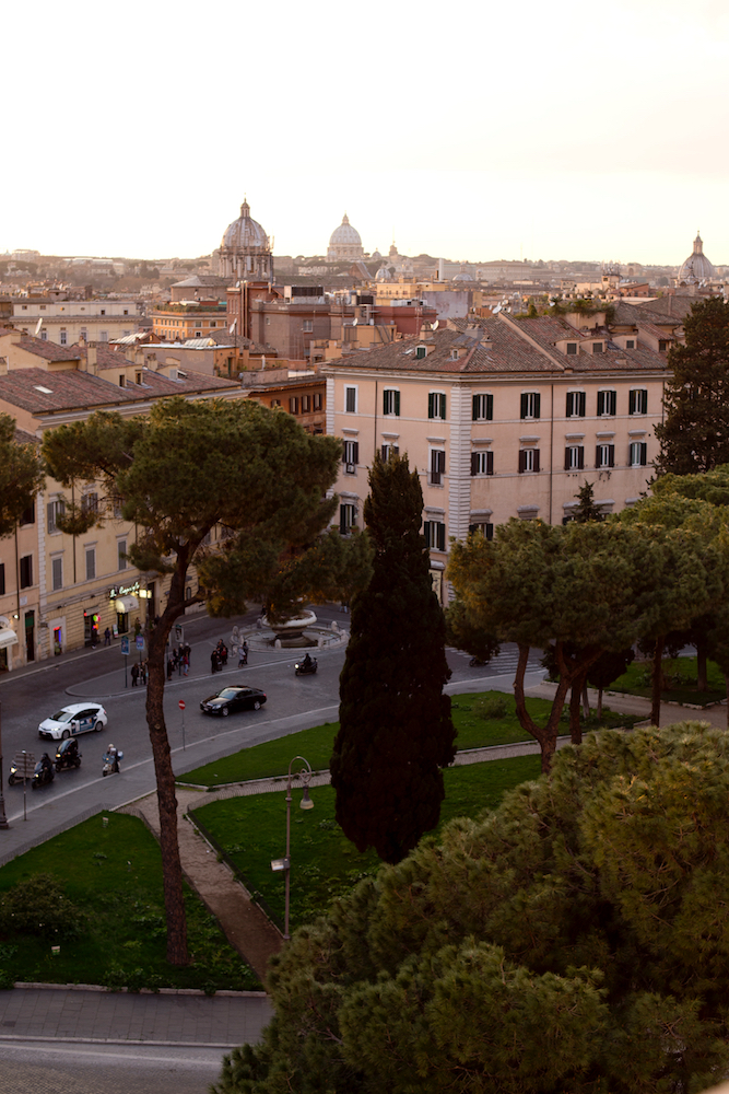 Panorama terrace Altare della Patria. 4 days in Rome, 4 Tage in Rom