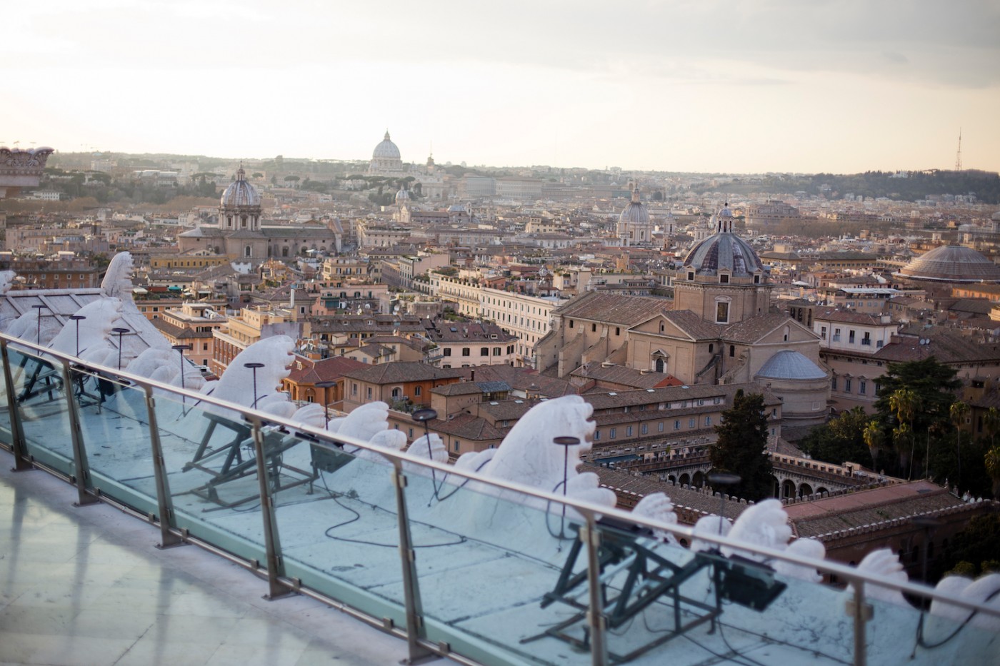 Panorama terrace Altare della Patria 4 days in Rome, 4 Tage in Rom