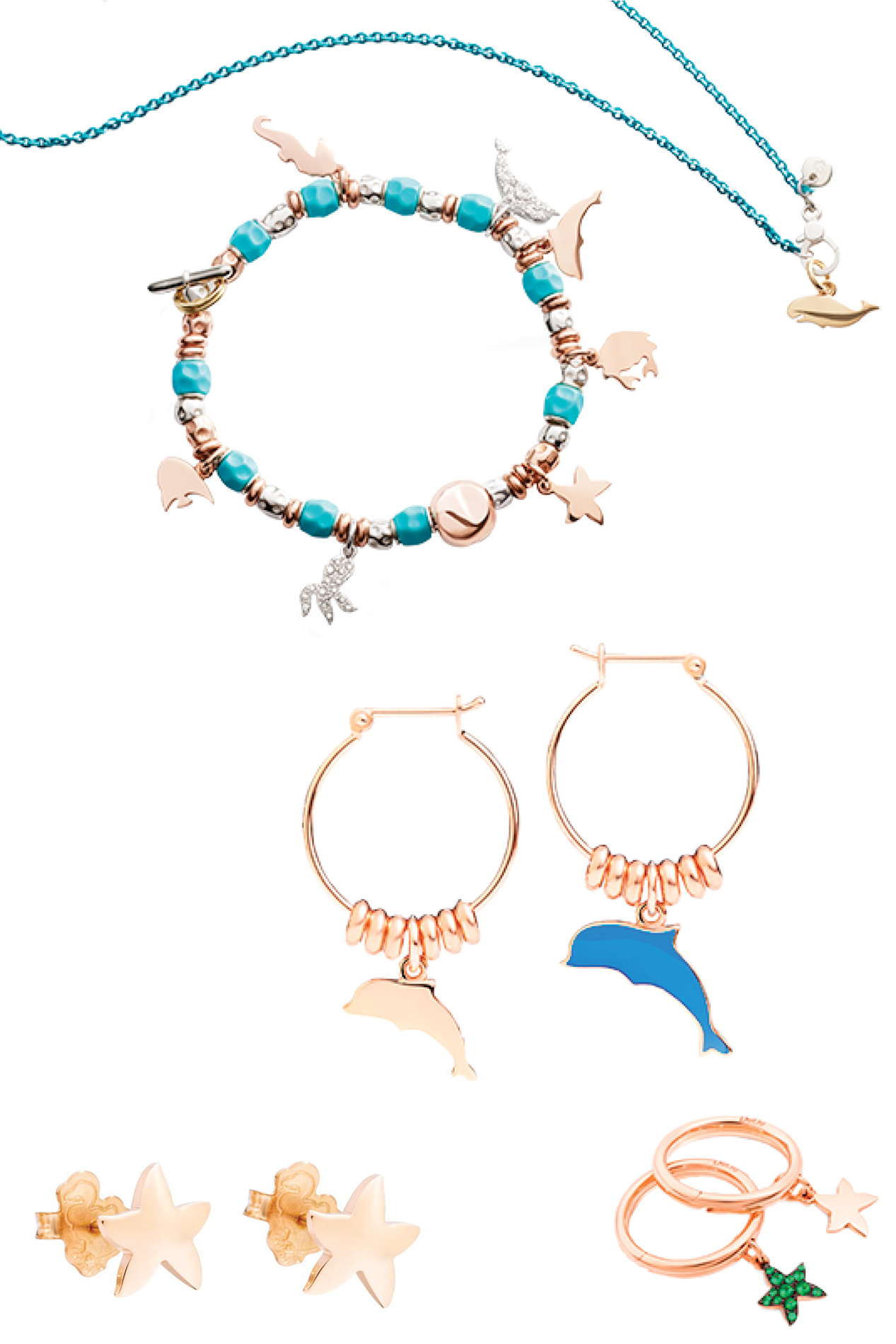 Dodo Summer – Flou Starfish Collection _  jewelry brand Dodo _ one teaspoon shorts _ Italian jewelry _ off shoulder blouse 7