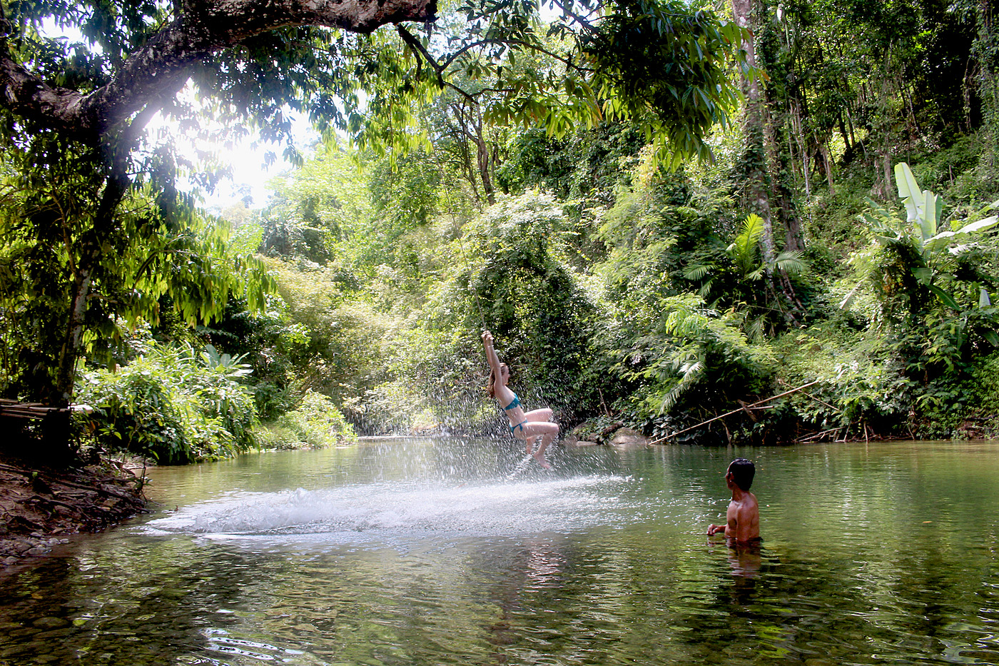 www.thegoldenbun.com | wang kiang waterfall bamboo rafting, eco tours phang nga, thailand without tourists, thailand ohne touristen