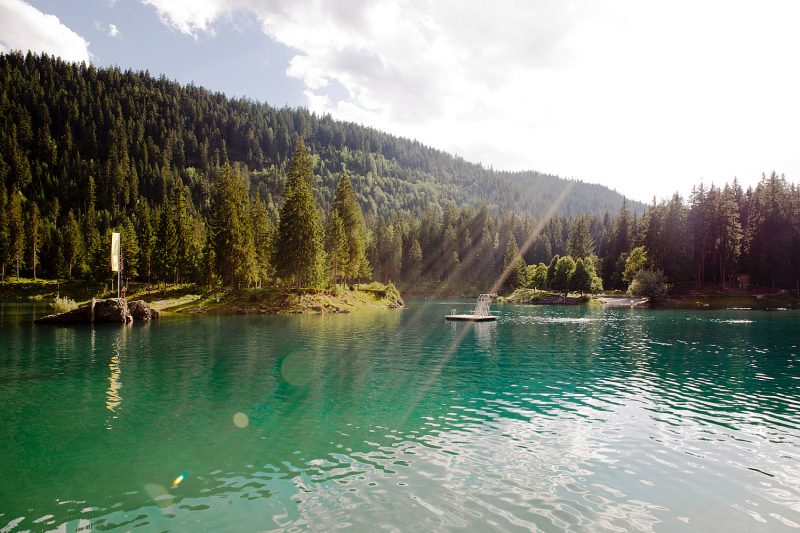 www.thegoldenbun.com | Wandern in Flims, Klettersteig Pinuth, Crestasee Caumasee 1