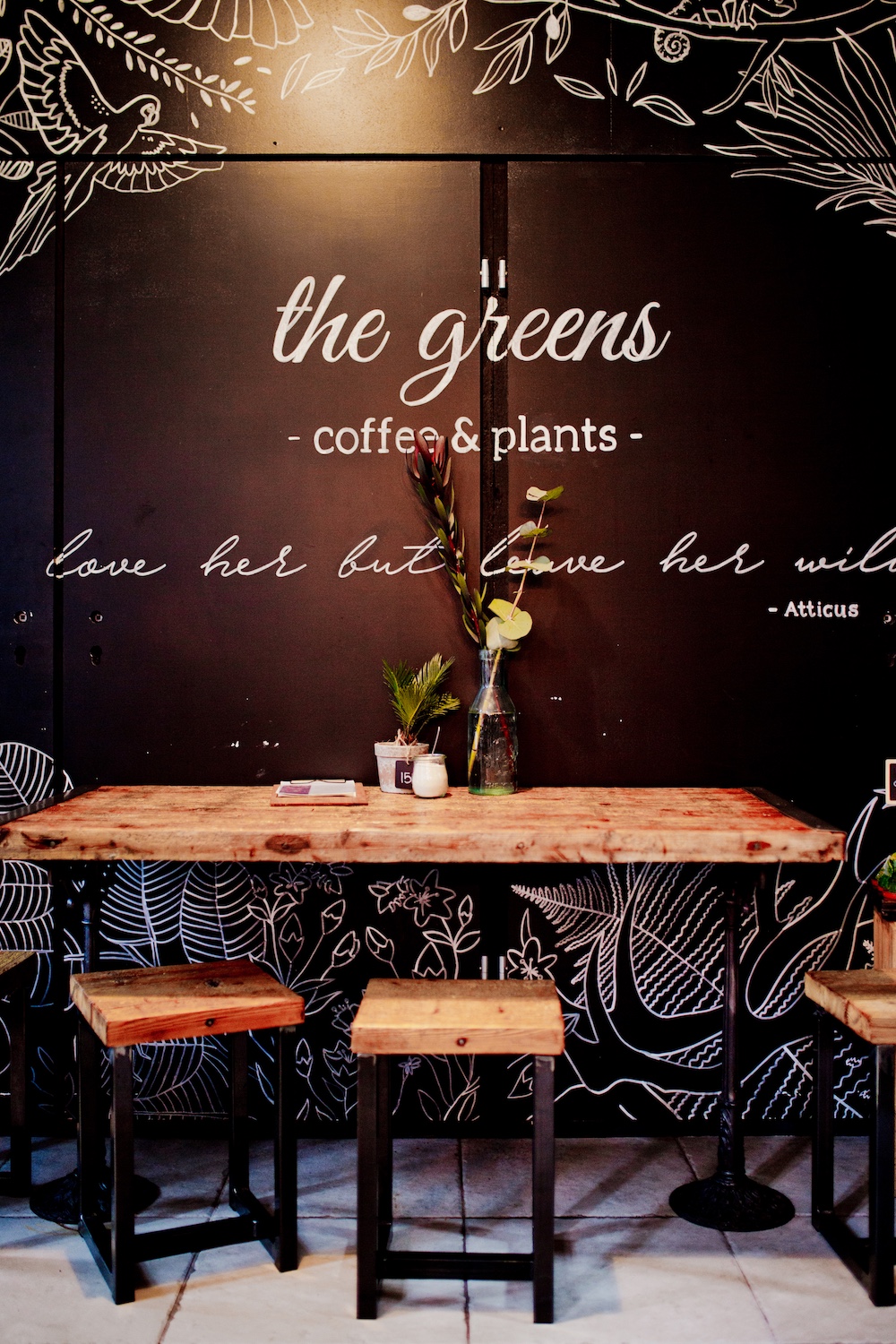 www.thegoldenbun.com // The Greens Coffee & Plants Berlin Mitte Café Alte Münze